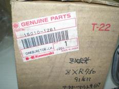Новый оригинальный карбюратор на Kawasaki ZXR750 ZXR 750 ZXR750R ZX750-J1 1991 1992 г.в. Part# 15010-1261