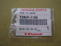 Новая оригинальная лампочка для Kawasaki Part#92069-1105 t-5.12v 2w