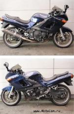 Передний пластик ( морда ) на Kawasaki ZZR400-2 ZZR 400-2 zzr400 ZZR600-2 ZZR 600-2 зизиер 1993-2004 г.в.