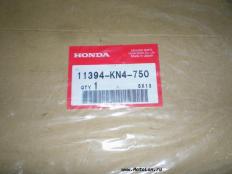 Прокладка левая на мотоциклы Honda XR100 XR80 CRF100 CRF80 NSF100 XL100 XL75 XL80 XR75. Part 11394-KN4-750, 11394-KN4-751
